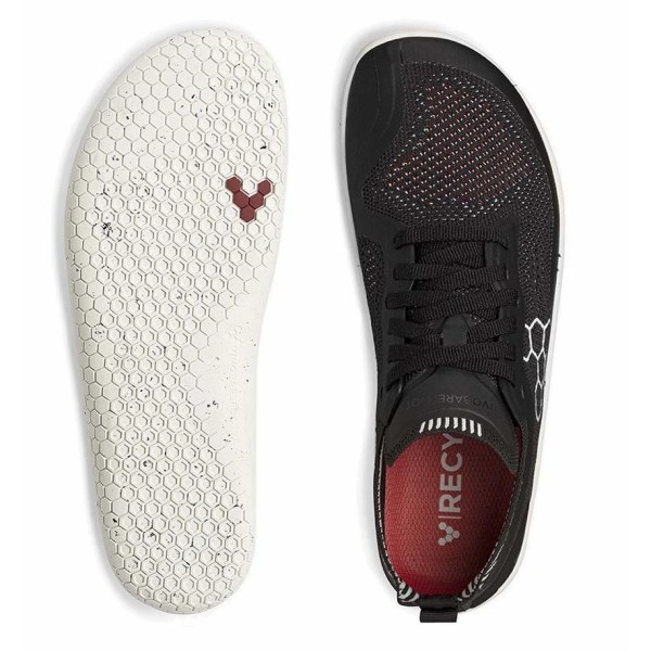 Vivobarefoot Geo Racer Knit - Mens Running Shoes - Obsidian