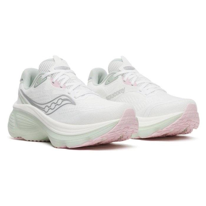 Saucony Hurricane 26 - Womens Running Shoes - White/Cast - image 2