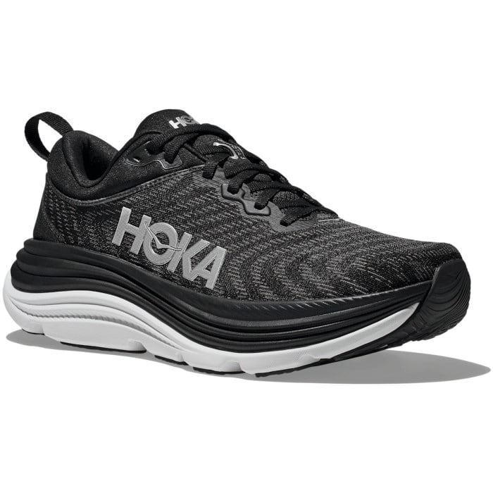 Hoka Gaviota 5 - Mens Running Shoes - Black/White