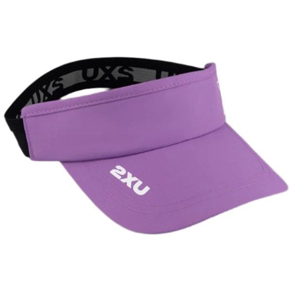 2XU Performance Running Visor - Thistle/White