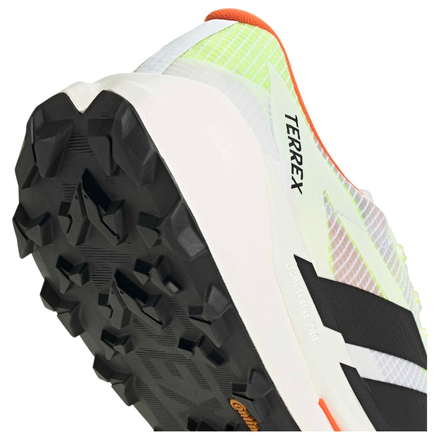 adidas Terrex Agravic TT - Mens Trail Running Shoes - Cloud White/Core Black/Impact Orange