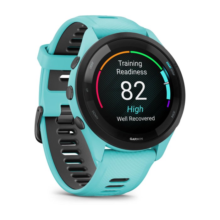 Garmin Forerunner 265 - GPS Running Smart Watch - Aqua - image 3