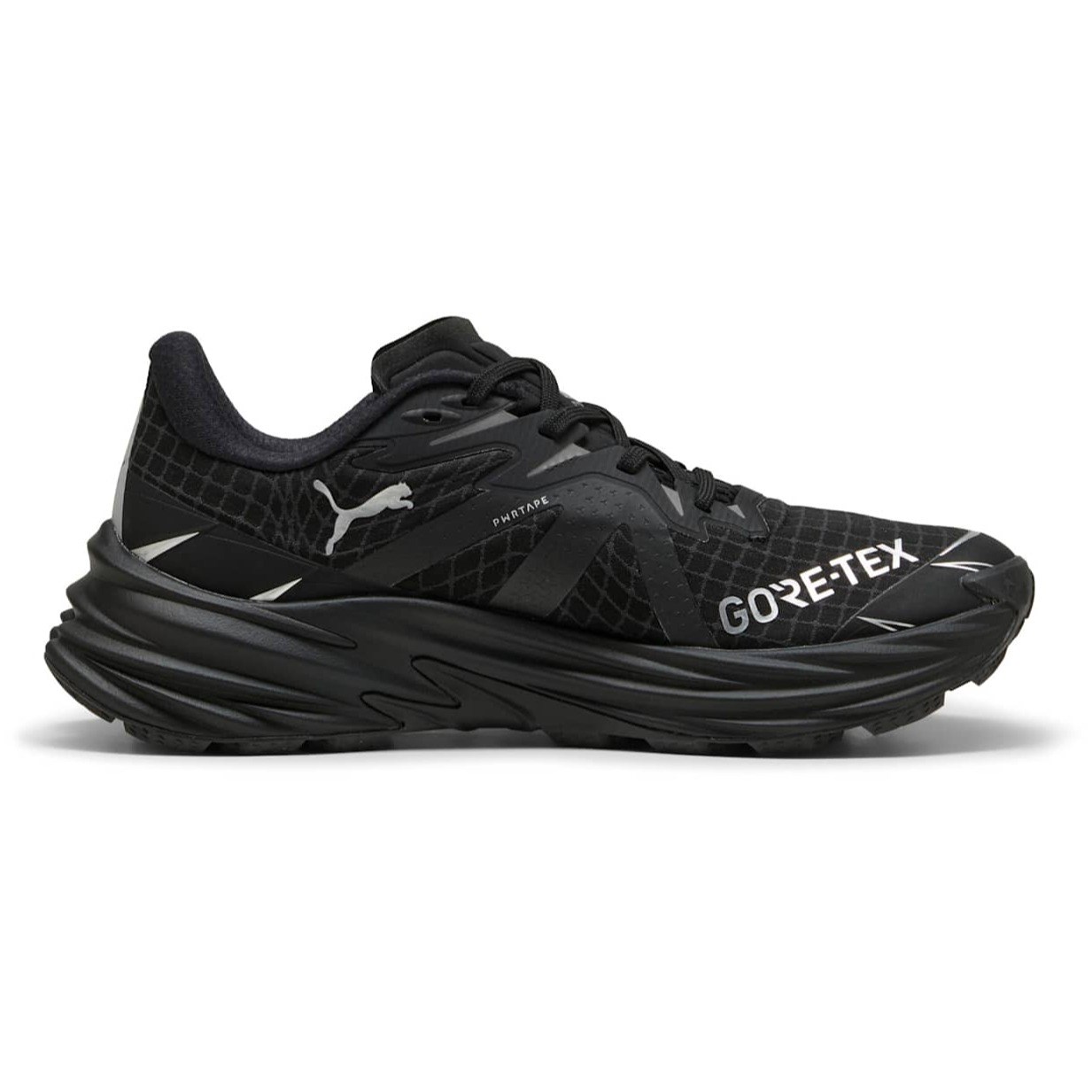 Puma Fast-Trac Nitro 4 GTX - Mens Trail Running Shoes - Puma Black/Puma Silver - image 3