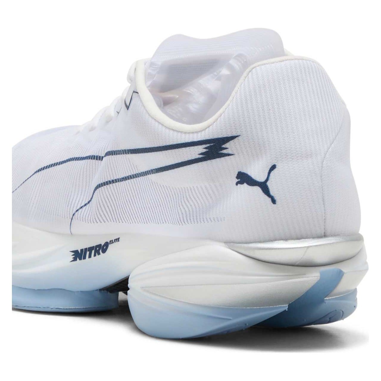 Puma Fast-R 3 Nitro Elite - Mens Racing Shoes - White/Chambray Blue