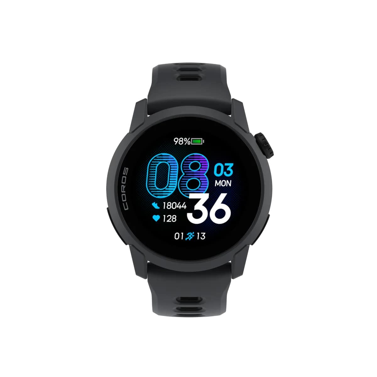 Coros Pace 4 Premium Multisport GPS Watch With Silicone Band - Black