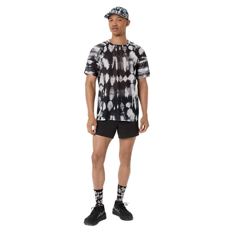 Asics MetaRun Mens Short Sleeve Top - Limited Edition - Cream/Performance Black - image 5