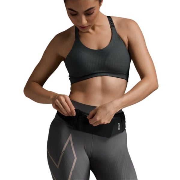 2XU Unisex Run Belt Bag - Black/White