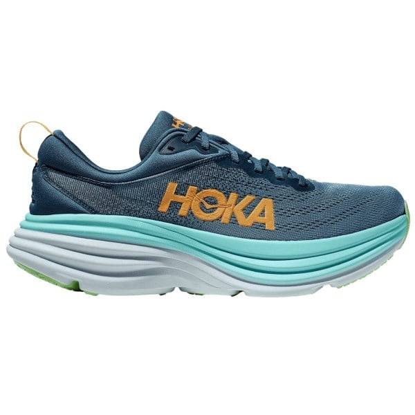 Hoka Bondi 8 - Mens Running Shoes - Real Teal/Shadow