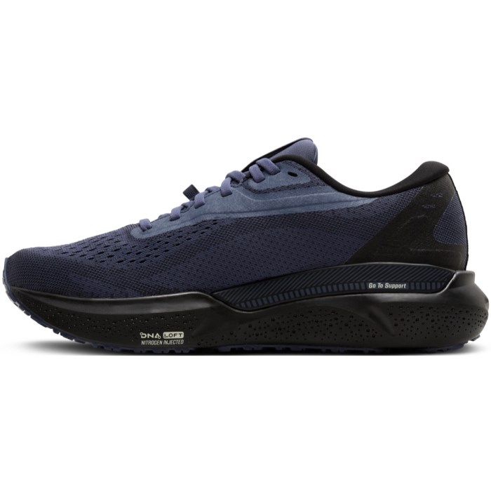 Brooks Adrenaline GTS 24 GTX - Mens Waterproof Running Shoes - Black/Night Shadow/Coco