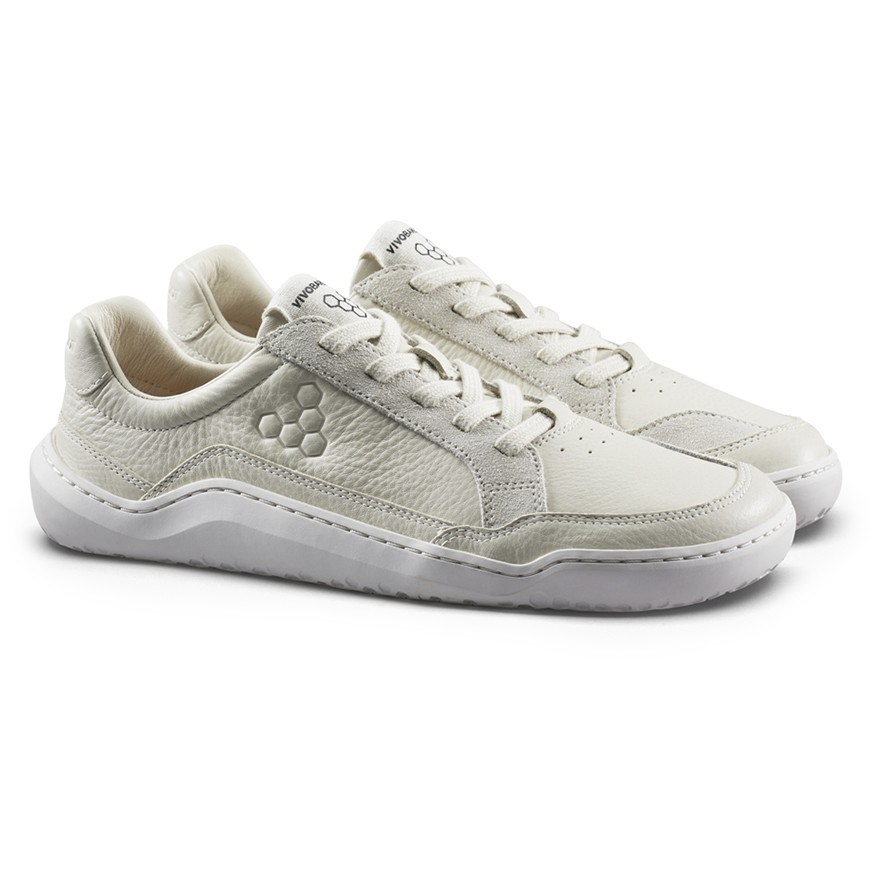 Vivobarefoot Gobi III Sneaker Leather - Mens Walking Shoes - Limestone - image 2