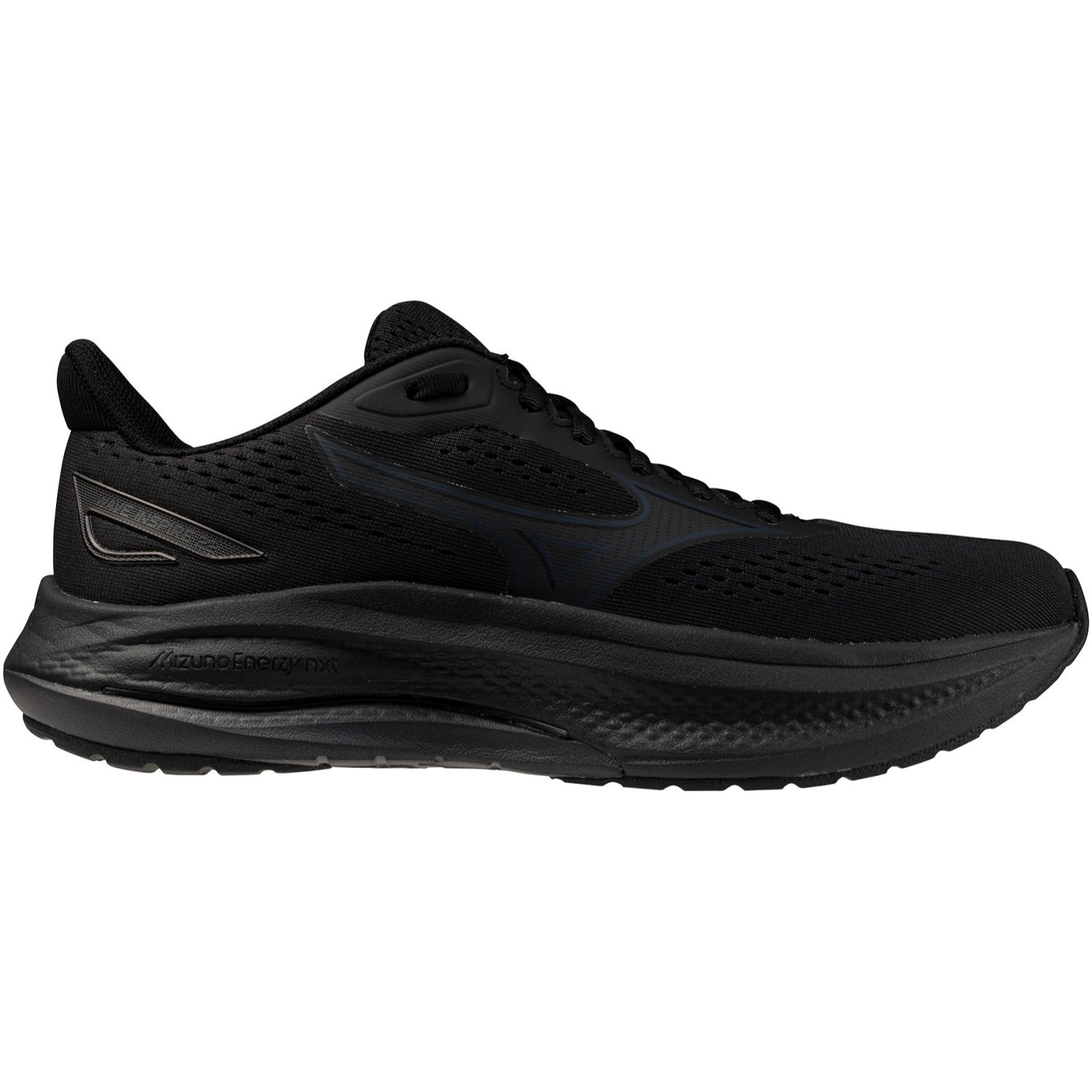 Mizuno Wave Inspire 22 - Mens Running Shoes - Black/Blacksand/Black