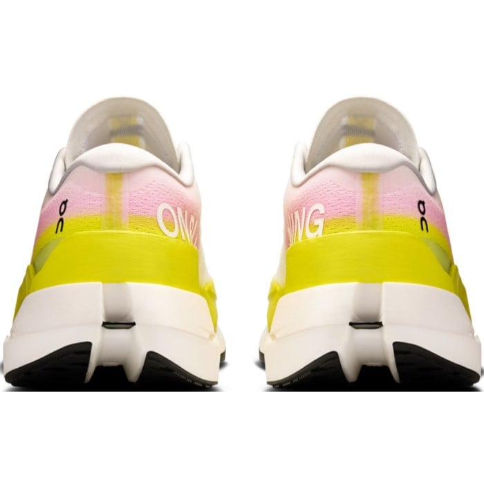 On Cloudboom Max - Mens Running Shoes - Lime/Raspberry