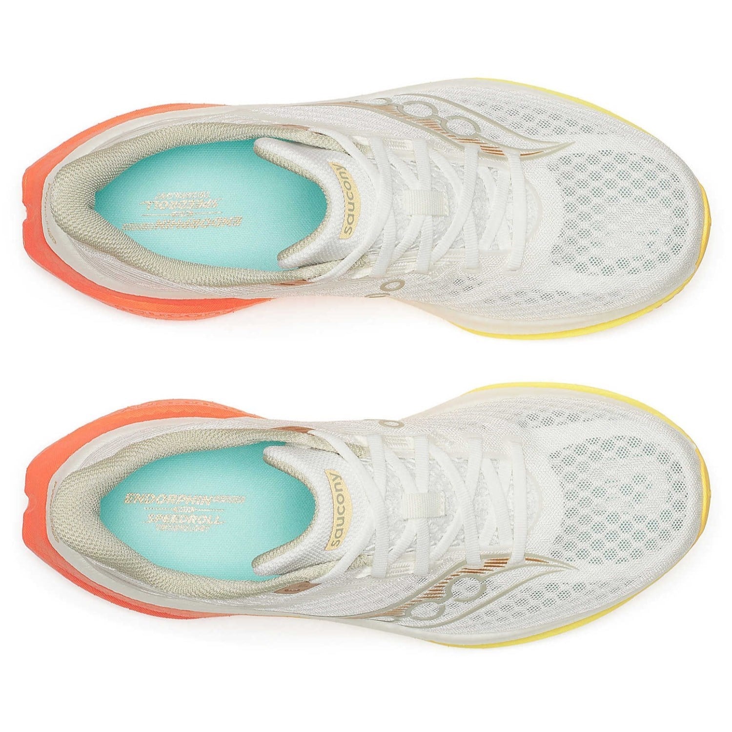 Saucony Endorphin Speed 5 - Mens Running Shoes - Ivory/Fire