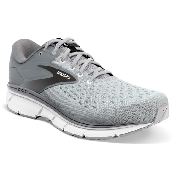 Brooks Dyad 11 - Mens Running Shoes - Grey/Black/White