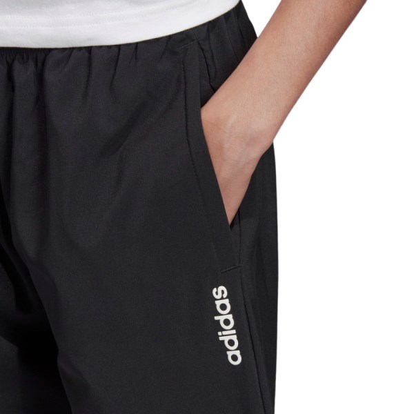 Adidas Essentials Plain Stanford Kids Boys Track Pants - Black/White