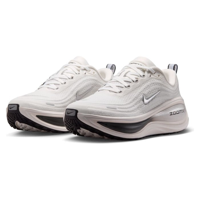 Nike Vomero Plus ESS - Womens Running Shoes - Summit White/Metallic Silver - image 6