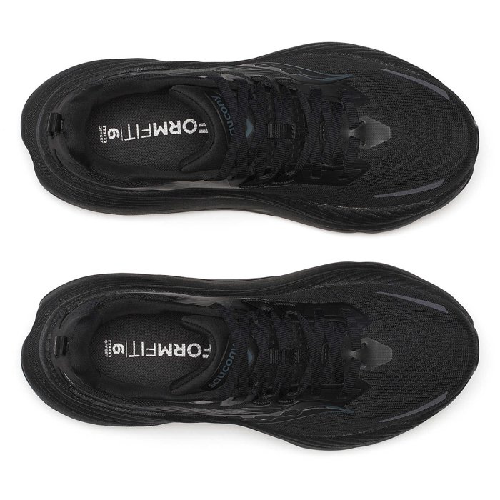 Saucony Hurricane 24 - Womens Running Shoes - Black/Black