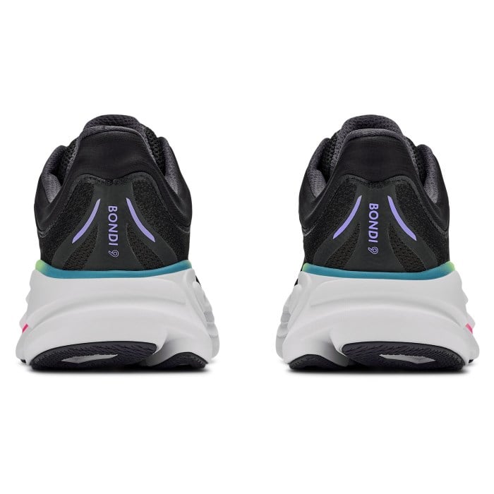 Hoka Bondi 9 - Mens Running Shoes - Black/Neon Yuzu - image 5