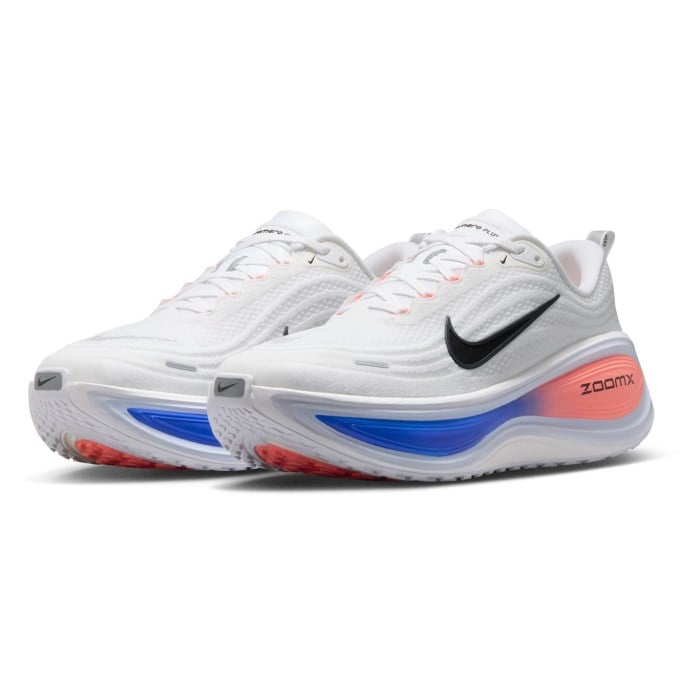 Nike Vomero Plus - Mens Running Shoes - White/Atomic Pink/Racer Blue - image 2