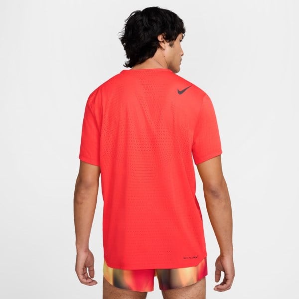 Nike Dri-Fit AeroSwift Running T-Shirt - Mens - Crimson/Black