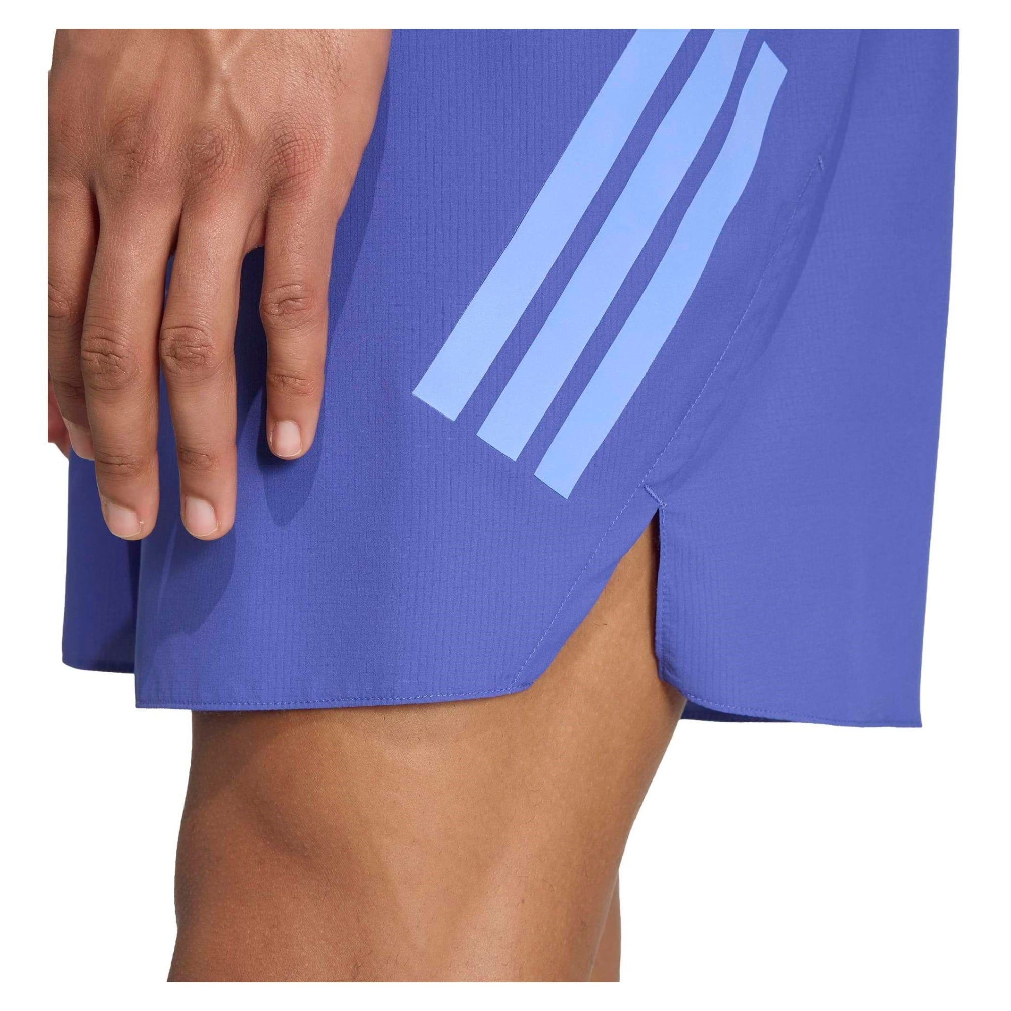 adidas ADI365 Formotion 7 inch Mens Running Shorts - Dual Indigo - image 4