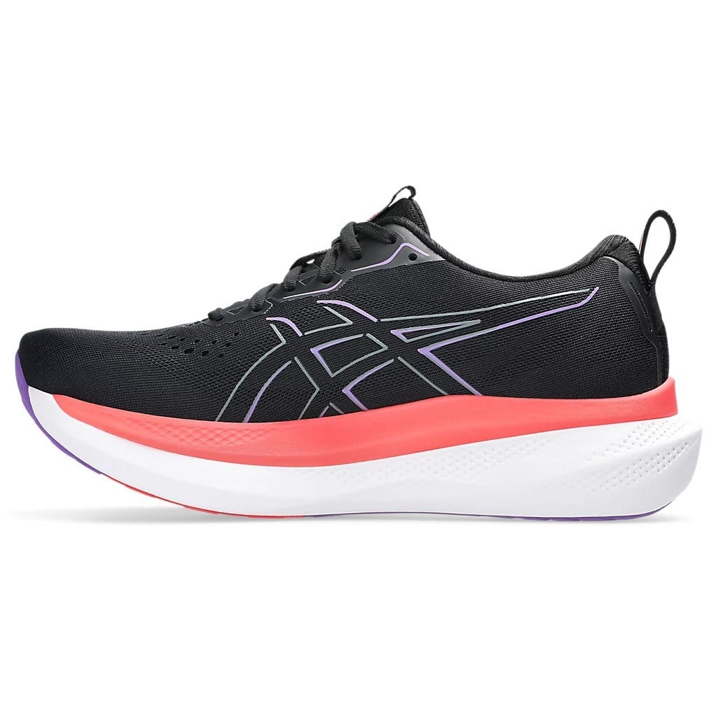 Asics GlideRide Max - Mens Running Shoes - Black/Flash Red