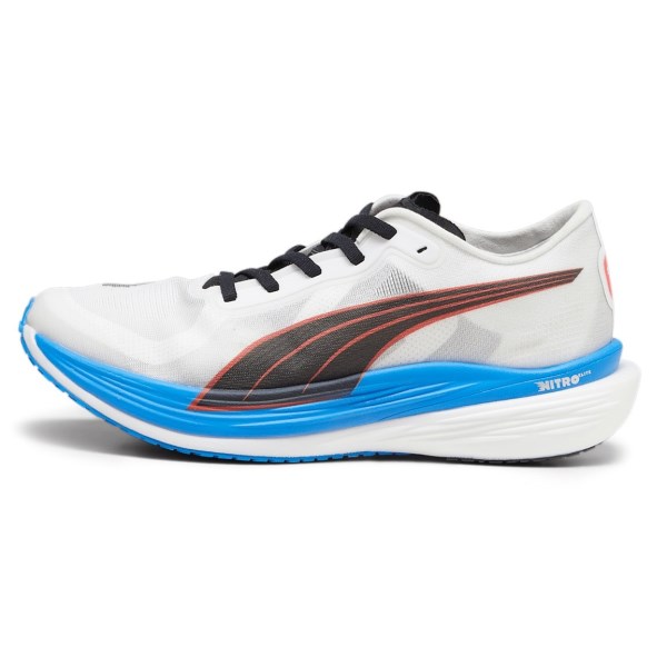Puma Deviate Nitro Elite 2 - Mens Running Shoes - White/Ultra Blue/Fire Orchid