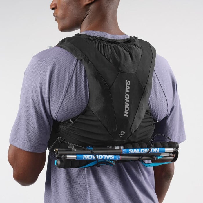 Salomon Advance Skin 5 Set Running Vest With Flasks - Black