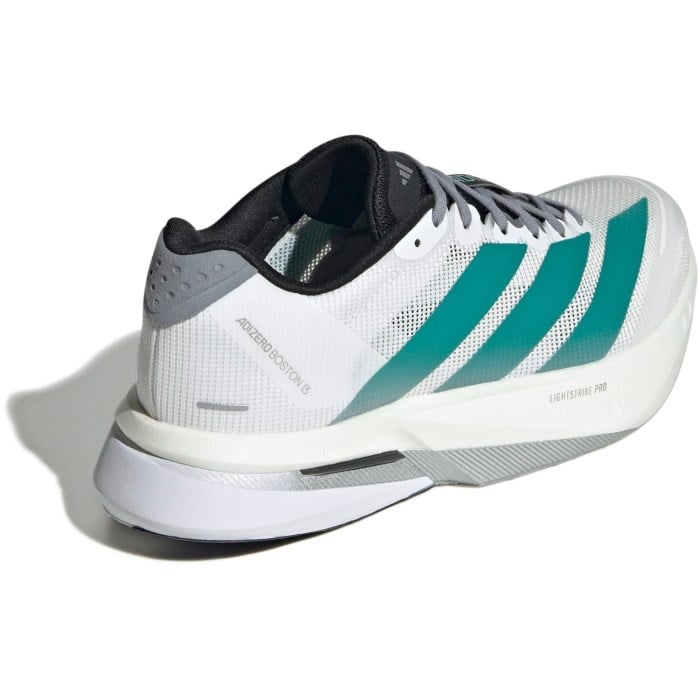 Adidas Adizero Boston 13 - Womens Running Shoes - Cloud White/Pure Teal/Grey