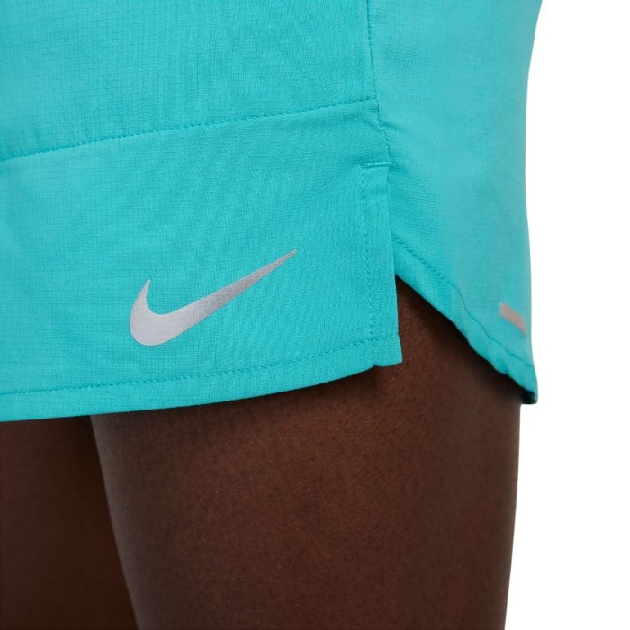 Nike Dri-Fit Stride 5 Inch Brief-Lined Mens Running Shorts - Dusty Cactus/Black/Reflective Silver