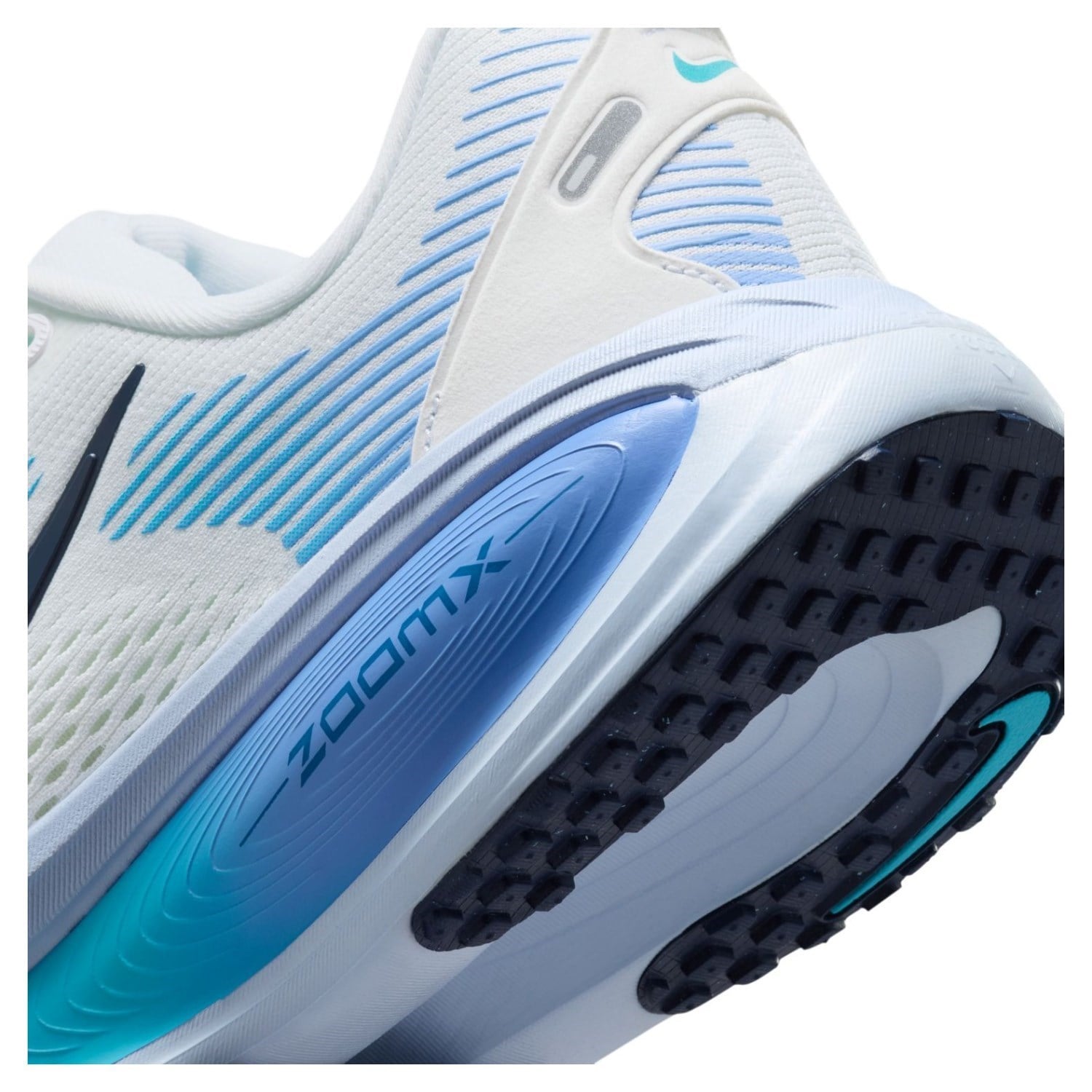 Nike Vomero 18 - Womens Running Shoes - White/Midnight Navy/Blue Fury