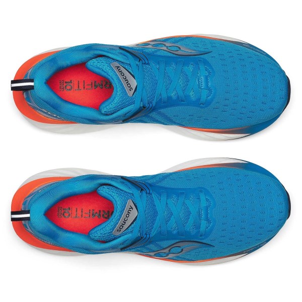 Saucony Triumph 22 - Mens Running Shoes - VIziBlue/Pepper