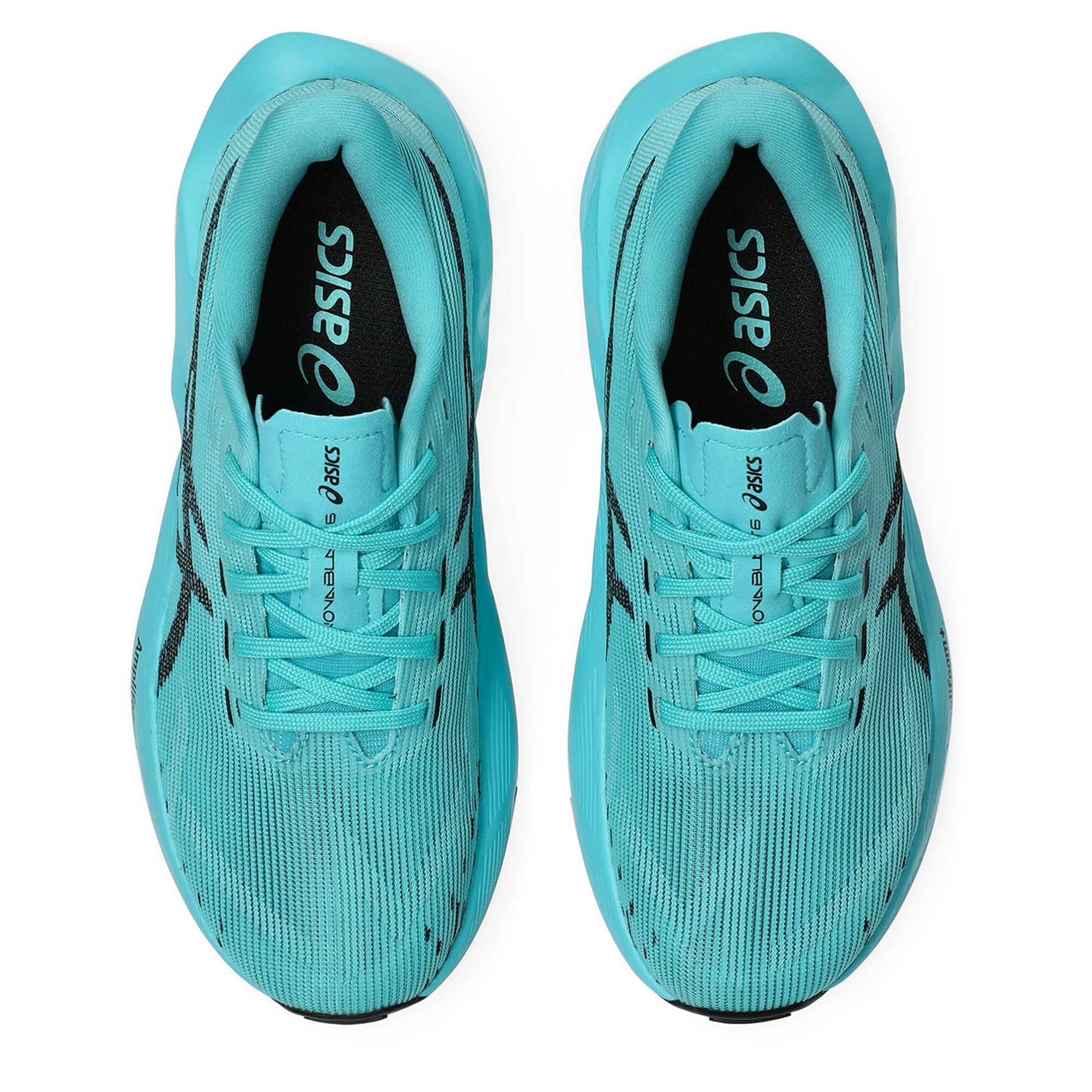 Asics Novablast 6 GS - Kids Running Shoes - Ice Mint/Black - image 4