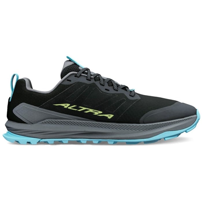 Altra Lone Peak 9+ - Mens Trail Running Shoes - Black/Lime