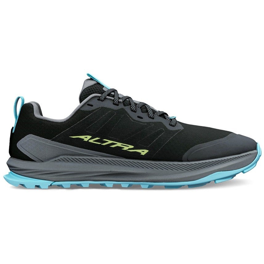 Altra Lone Peak 9+ - Mens Trail Running Shoes - Black/Lime