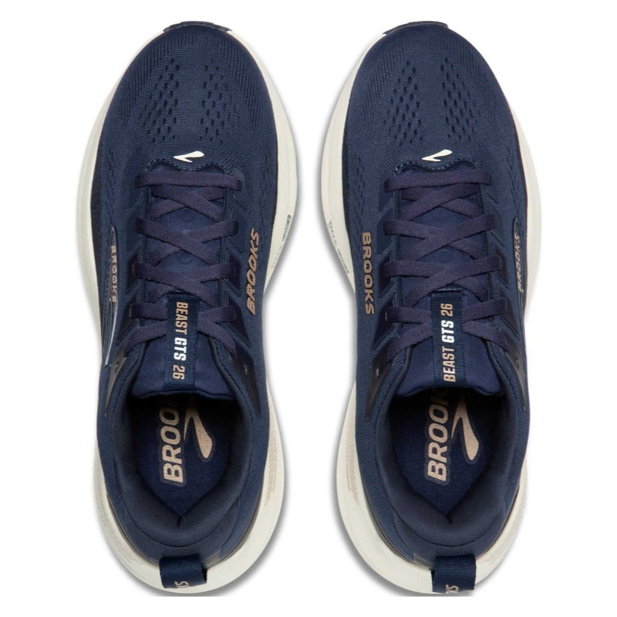 Brooks Beast GTS 26 - Mens Running Shoes - Peacoat/Indigo/Portabella