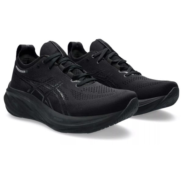 Asics Gel Nimbus 26 - Mens Running Shoes - Black/Black