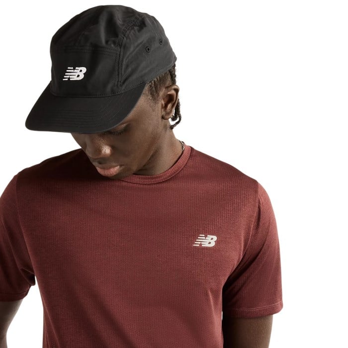 New Balance Athletics Mens Running T-Shirt - Cherry Leather - image 3