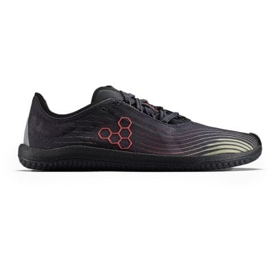 Vivobarefoot Primus Flow - Mens Running Shoes - Obsidian/Cherry Tomato