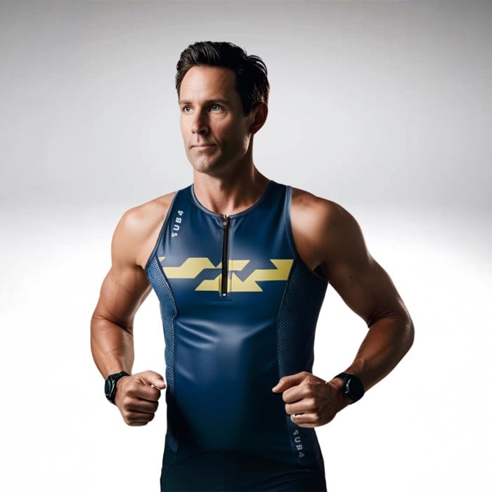 Sub4 Endurance Brevett Mens Triathlon Singlet