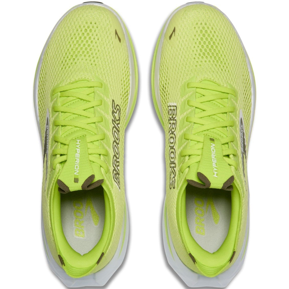 Brooks Hyperion 3 - Mens Running Shoes - Sunny Lime/Olive/White
