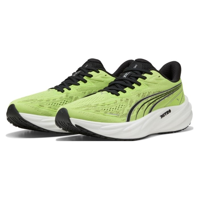 Puma Velocity Nitro 5 - Mens Running Shoes - Sunny Lime/Moody Gray - image 2