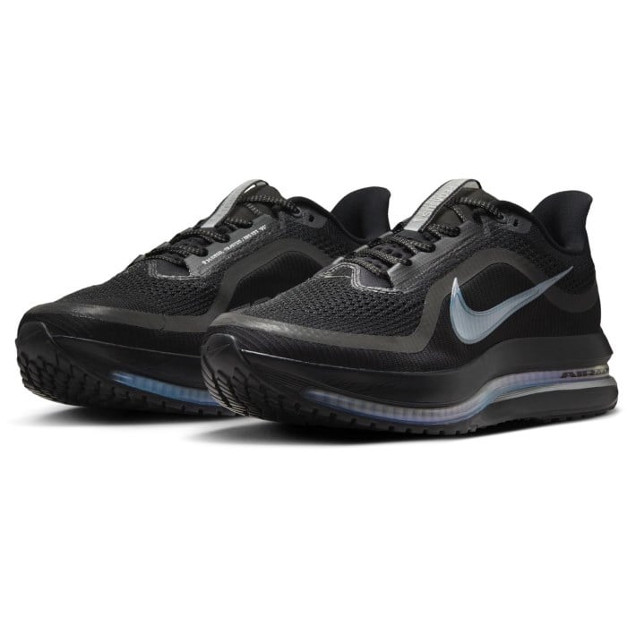 Nike Pegasus Premium - Mens Running Shoes - Black/Black/Metallic Silver