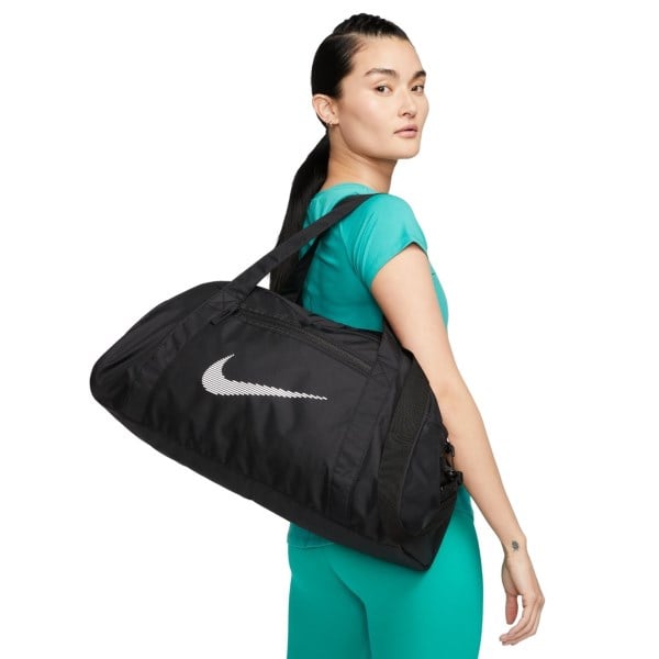 Nike Gym Club Womens Training Duffel Bag - Black/White