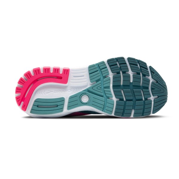 Brooks Ghost 16 - Womens Running Shoes - Blue/Pink/Moroccan Blue