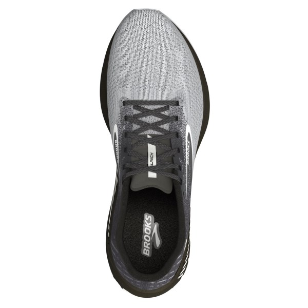 Brooks Launch GTS 10 - Mens Running Shoes - Black/Blackened Pearl/White