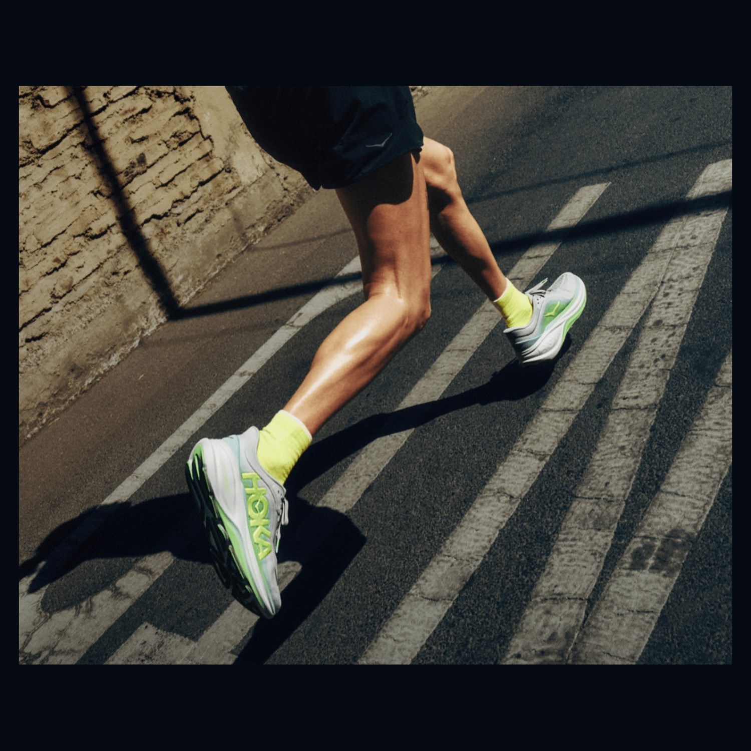 Hoka Clifton Pro - Womens Running Shoes - Cosmic Grey/Neon Yuzu - image 7