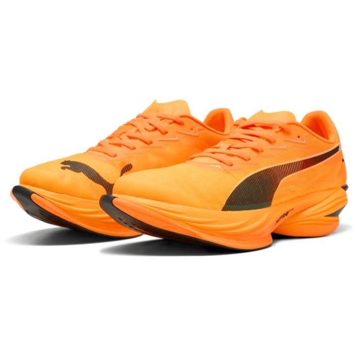 Puma Fast-R 3 Nitro Elite - Mens Racing Shoes - Heat Fire/Sun Stream
