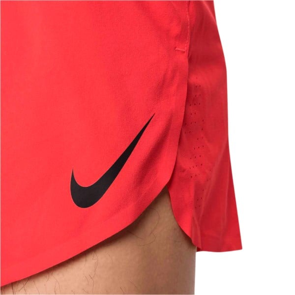 Nike Aeroswift 2 Inch Brief-Lined Mens Running Shorts - Light Crimson/Black