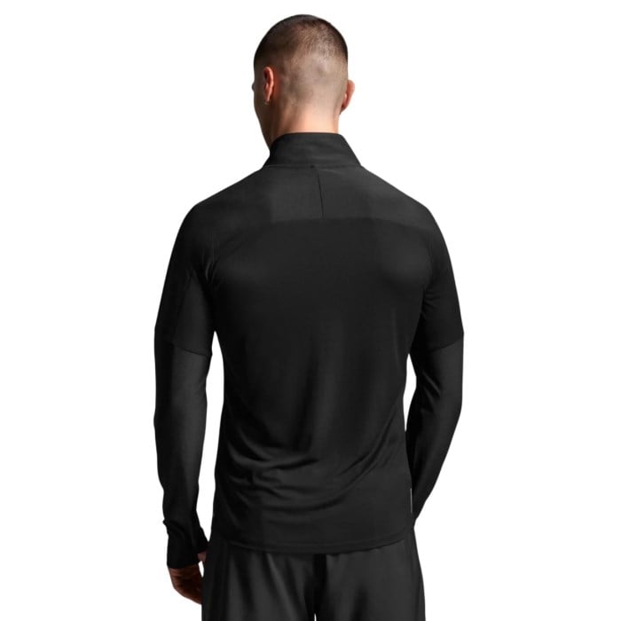 2XU Aero 1/2 Zip Mens Long Sleeve Top - Black/Silver Reflective